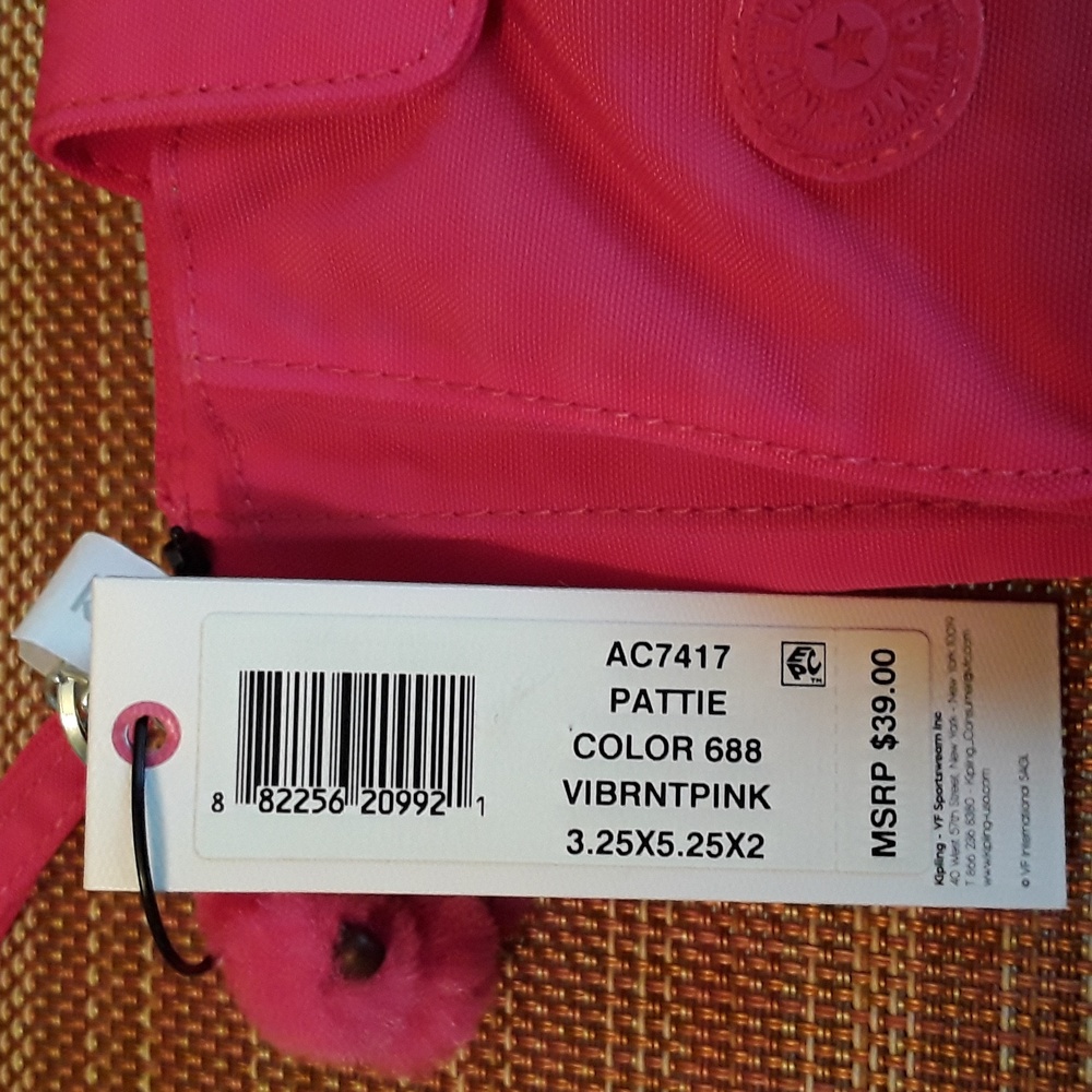 Kipling Small Wristlet - "Pattie" - Picture 6 of 8